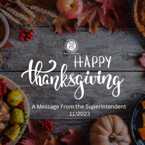 November 22, 2023 -- Happy Thanksgiving! 
